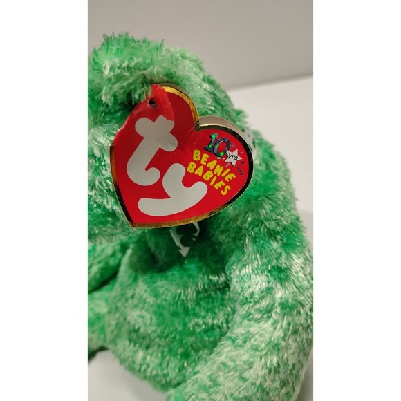 Ty Beanie Baby - LUCK-e the Irish Bear (Internet Exclusive) MINT with MINT TAGS - Picture 2 of 4